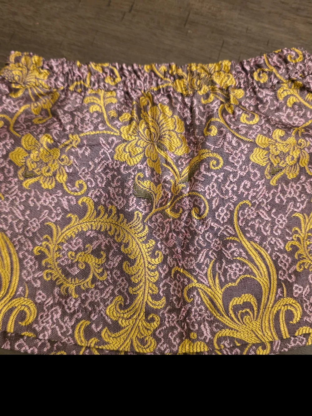 Peek Baby Gwen Lavender & Gold Tapestry Short Skirt 6-12M